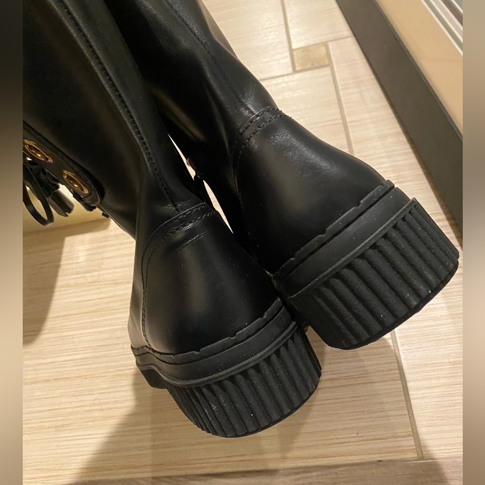 🆕 TOD’S Leather Combat Boots - Picture 10 of 11